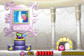 Screenshot of the 1st Museum in Kirby: Nightmare in Dream Land.