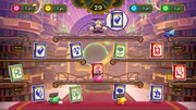 Four Kirbys playing Magolor's Tome Trackers in Kirby's Return to Dream Land Deluxe