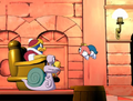 Fololo & Falala are summoned by King Dedede