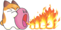 Burning + Nago from Kirby's Dream Land 3