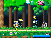 Battling Poppy Bros. Sr. in Kirby Super Star Ultra