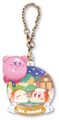 "Izu-Hakone / Hot Spring" keychain from the "Kirby's Dream Land: Pukkuri Keychain" merchandise line.