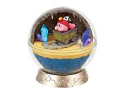 "The Great Cave Offensive" figure from the "Kirby Terrarium Collection DX Memories" merchandise line, manufactured by Re-ment. The Phanto Mask and Springtime treasures are visible.