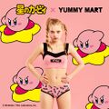 A bustier set from the "Kirby × Yummy Mart" collaboration