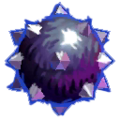 Sprite of the fake Spiky Iron Cannon Ball from Paintra DX's Trick Paint attack