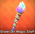 The "Drawcian Magic Staff" from Super Kirby Clash