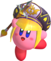 Staff Kirby wearing the Zan Partizanne Style Rare Hat