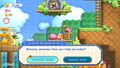 Souvenir Shop Waddle Dee appearing in the Cookie Country level hub