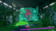 Kirby running from Fecto Forgo