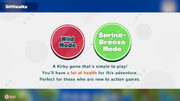 Spring-Breeze Mode difficulty selection in the demo