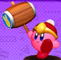 The Dedede Hammer in Kirby Battle Royale