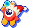 Pause screen artwork of a friend Waddle Doo from Kirby Star Allies
