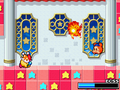 Kirby battling Bandana Waddle Dee in Kirby Super Star Ultra