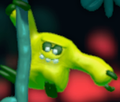 Screenshot of Dangle Sloth from Kirby and the Rainbow Curse