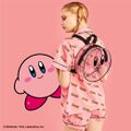 A matching pajama set and backpack from the "Kirby × Yummy Mart" collaboration