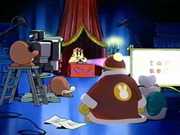 Mabel prepares another prediction at the studio.