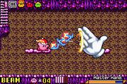 Master Hand's slow animations are coming handy for Kirby in Rainbow Route - Goal 1