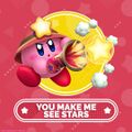 "You make me see stars" Valentine's Day card