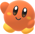 Kirby's Dream Buffet "Dee Orange" color, which is based on Bandana Waddle Dee's colors