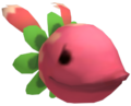 Hearbell, an unused enemy that tries to catch Kirby in its mouth