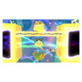 Heroes in Another Dimension credits picture from Kirby Star Allies, featuring Rick & Kine & Coo in land, air, and sea