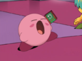 Kirby swallows the entire container of Gijira Extract.