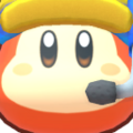 Park-Staff Waddle Dee Dress-Up Mask from Kirby's Return to Dream Land Deluxe