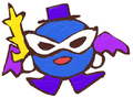 Elline's illustration of Meta Knight in her Secret Diary. Note the sunglasses and top hat.