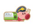 "Ticket Gate Kirby" die cut sticker from the "Kirby Pupupu Train" 2020 events