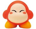 Soft vinyl figure of Waddle Dee smiling, by Ensky