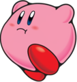 Mouthful Kirby walking