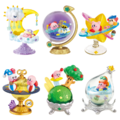 Figures from the "Kirby's Starrium Collection" merchandise line, manufactured by Re-ment