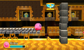 Kirby prepares to release some Keys.