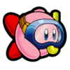 Swimming Kirby (Kirby: Nightmare in Dream Land)