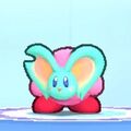 Kirby wearing the Elfilin Dress-Up Mask in Kirby's Return to Dream Land Deluxe