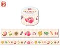 "Kirby and the soft Japanese sweets" masking Tape from the "Kirby of the Stars Fuwafuwa Collection" merchandise line