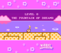 The intro cutscene for the Fountain of Dreams in Kirby's Adventure