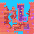 KENOUT - An unknown castle level with bright colors.