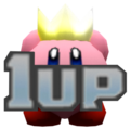Model of a 1-Up in Extra Mode from Kirby's Return to Dream Land