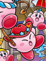 Whip Kirby in Find Kirby!! Big Gathering at the Party!