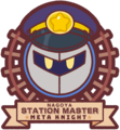 Icon of Meta Knight the "Nagoya Station Master", for the Nagoya fair of Pupupu Train 2018 event