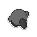 Sticker of Shadow Kirby from Super Kirby Clash
