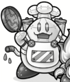 Mechanized Chef Kawasaki in Kirby and the Great Planet Robobot Adventure!