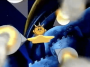 Needle Kirby is set upon by the monster's attacks.