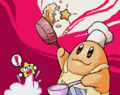 Chef Kawasaki's intro cutscene from Kirby's Star Stacker (Super Famicom)