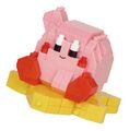 Nanoblock figurine of Kirby made for Kirby's 30th Anniversary by Kawada