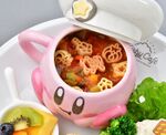 Kirby Cafe Kirbys Pasta Soup and Cheese Toast alt.jpg