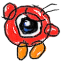 The "Waddle Doo Doodle" sticker from Kirby: Planet Robobot