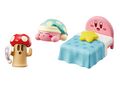 "Bed" miniature set from the "Kirby's Happy Room" merchandise line, featuring a Kirby bed frame