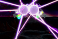 Marx using his compound eye laser attack, unique to Super Smash Bros. Ultimate